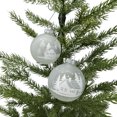 thumbnail image 3 of Holiday Time Dia 65mm 4Ct House Glass Ornament, 3 of 5