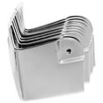 thumbnail image 6 of LEORX 10Pcs Silver Iron Corner Covers for Wooden Boxes and Furniture Decoration 2x2x2in, 6 of 8