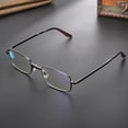 thumbnail image 1 of Gafas De Lectura Con Bloqueo De Luz Azul, Antifatiga, Plegables, Para Presbicia, Para Hombres Y Mujeres+400 Marco Negro, 1 of 7