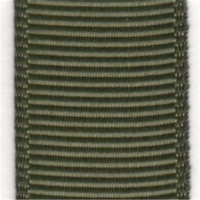 Papilion R074200230574100Y.88 in. Gros Grain Ruban 100 Yards - Olive Terne