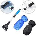 thumbnail image 2 of Winter Machine Extendable Car Cleaning Ice Scraper Snow Shovel Car Windshield Snow Brush with Gloves Auto Window Snow Remover goodthing (Color : Black), 2 of 7