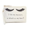 Riah Fashion "I LIKE MY MASCARA..." WRISTLET MAKEUP BAG