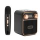 thumbnail image 3 of Mini máquina de Karaoke Bluetooth Sonido estéreo HiFi Altavoz Bluetooth portátil con micrófono para Regalos de niños Negro, 3 of 5