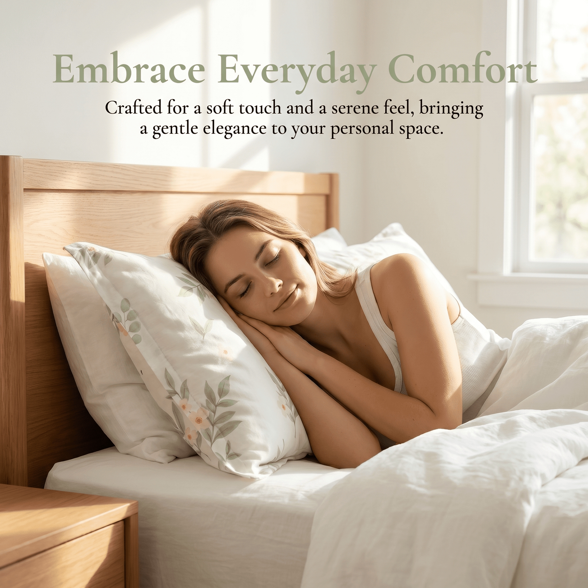 Unique Bargains 2Pcs Wrinkle Resistant Durable Cotton Pillowcase Queen Color G
