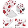 thumbnail image 2 of Coolnut Valentine's Day Hearts Christmas Tree Skirt Home Decoration Large Round Christmas Tree Skirt for Holiday Party Home Christmas Day Ornaments,35.4", 2 of 6