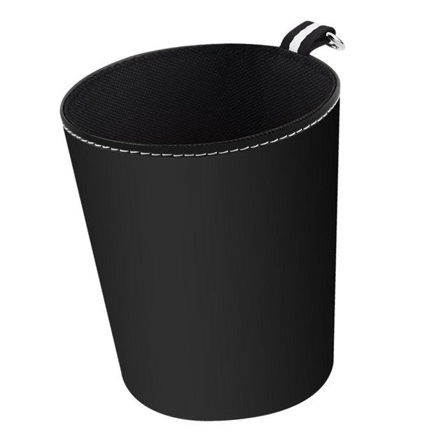 GROWTH TANK Car Trash Bin Can Hanging Car Trash Bag Sturdy Multifunctional Garbage Container Black