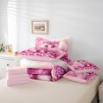 thumbnail image 6 of jejeloiu Cute Cat Kitten 7-Piece Twin Bedding Sets,Pet Animal Bedding Comforter Set,Romantic Flower Floral Sheet Sets For Girls,Microfiber Bedroom Decor Reversible, 6 of 8