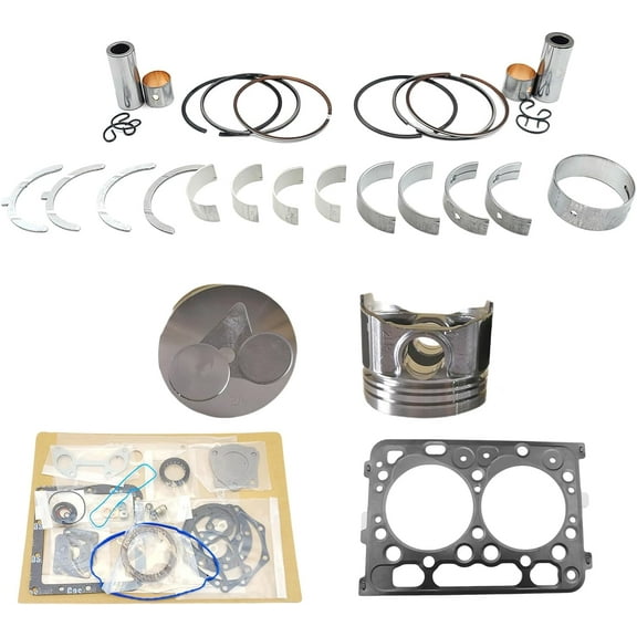 Z602 Engine Overhaul Rebuild Kit (No cylinder liner and valve) For Kubota Z602 Engine Sub-Compact Utility Tractor BX1500 Piston Diameter 72mm
