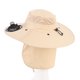 thumbnail image 5 of Sombrero Tipo Chal Con Sombrilla, 3 Velocidades De Viento, Individual, 1000 MAh, Color Caqui, Para Cara, Cuello, Ventilador De Refrigeración, Sombrero Para Ciclismo, Senderismo,, 5 of 7