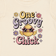 thumbnail image 4 of Inktastic One Groovy Chick Boys or Girls Baby T-Shirt, 4 of 5