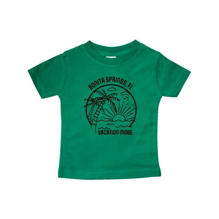 

Inktastic Summer Vacation Mode Bonita Springs Florida Gift Baby Boy or Baby Girl T-Shirt