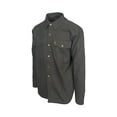 thumbnail image 4 of Coleman Men's Grey Jacket Fleece Lined Snap Closure Durable Canvas Shirt (S01), 4 of 12