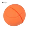 thumbnail image 3 of Unique Bargains Tennis Vibration Dampener, 4 Pack Silicone Shock Absorber Racket String Damping, Orange, 3 of 7
