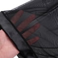 thumbnail image 2 of RUNQHUI Men's Sexy Mesh Shorts Boxer Underwear Cover up Comfort Breathable See Through Trunks Red M, 2 of 4