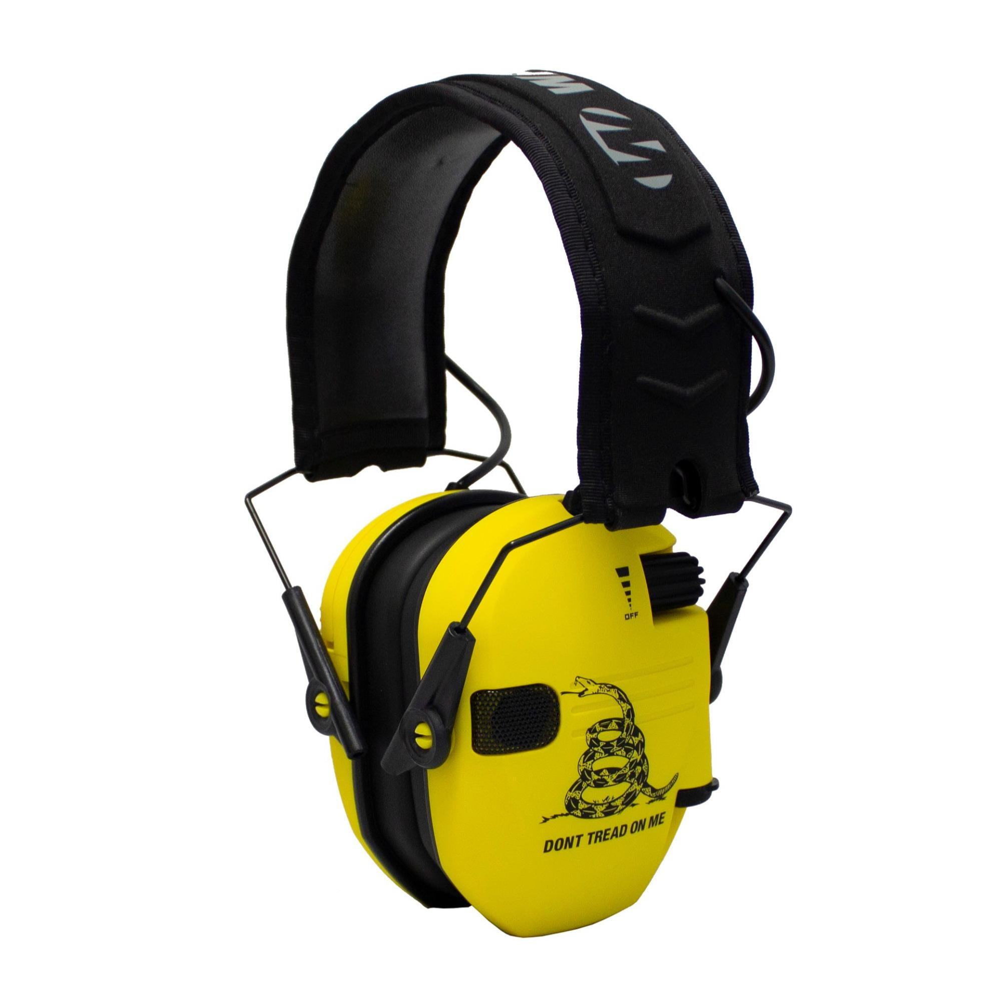 Walkers Razor Muffs (DTOM Yellow, 2-Pack) with Walkie Talkie, and OTG  Glasses