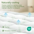 thumbnail image 2 of Niagara Sleep Solution Bamboo King Size Mattress Topper, Mattress Pad, Mattress Cover 78x80 inches, 2 of 8