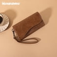 thumbnail image 5 of Montana West Wallet for Women Leather Wristlet Trifold Money Organizer with Coin Purse, Brown, 5 of 7