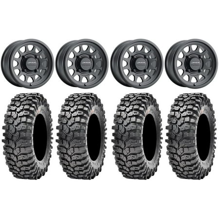 Method 414 15 Wheels Black +13mm 32 Roxxzilla 396 Tires Can-Am Maverick X3 / Honda Pioneer 1000 / Talon Method 414 15 Wheels Black +13mm 32 Roxxzilla 396 Tires Can-Am Maverick X3 / Honda Pioneer 1000 / Talon