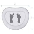 thumbnail image 2 of BEMS-1 pieza de piscina inflable, lavabo para baño de pies, PVC, redondo, blanco, 2 of 5