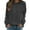 Black, variant on VEKDONE Women’s Polka Dot Print Sweatshirt Long Sleeve Crewneck Casual Pullover Tops Loose Fit Lightweight Basic Sweatshirts
