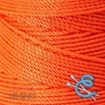 thumbnail image 2 of Espiga No. 9-100% Nylon Omega String Cord for Knitting and Crochet - 84 Neon Orange, 2 of 8