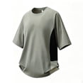 thumbnail image 3 of Luvrsol Mens T Shirt Big & Tall Loose Fit Solid Crew Neck Basic Short Sleeve Tees Summer Everyday Tops M-4XL, 3 of 8