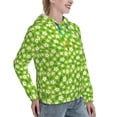 thumbnail image 6 of Sikiie Daisies Flowers Women's Casual Hoodies Long Sleeve Lightweight Pullover Tops Loose Sweatshirt-XX-Large, 6 of 7