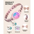 thumbnail image 3 of Collar para Gato con Porta AirTag 2 Unidades Impermeable Rosa, 3 of 7