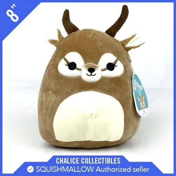 Squishmallows Kellytoy Plush Exotic Animal Squad Adila the Antelope 8