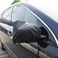 thumbnail image 3 of 4 Unids 33x27 CM Universal Auto Cubiertas de Espejos Laterales Vista Posterior del Coche Protector de Espejo Trasero Protector Solar Funda de Espejo para Tipo de Vehículo Ordinario (Negro), 3 of 5