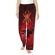 thumbnail image 1 of Balery Black Spider Web With Spiders Pantalones de pijama para mujer, pijamas ultraligeros, pantalones de estar por casa-XX-Large, 1 of 6