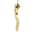 thumbnail image 4 of 0.33 ct Brilliant Round Cut Simulated Diamond 14k Yellow Gold Pendant with 18" Chain, 4 of 4