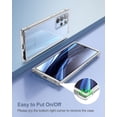 thumbnail image 2 of SURITCH for Samsung Galaxy S22 Ultra Clear Case 6.8" (Only), [Built-in Screen Protector] Full Body Protective Hard Shell+Soft TPU Phone Case for Samsung S22 Ultra -(Full Clear), 2 of 7