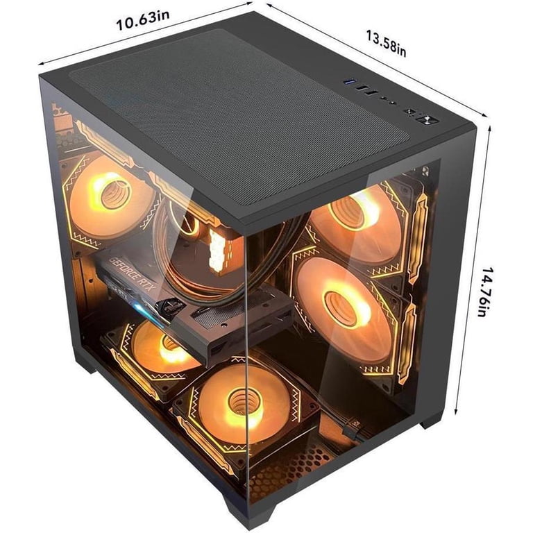 Hoengager Gaming PC - Intel Core i7-13700F 16 Cores - GeForce RTX