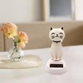 thumbnail image 1 of Sor linda cabeza temblorosa pequeña de gato Oficina en hogar Oficina tablero de instrumentos del coche Bobble Head muñeca baile jugue CUTICAT muñeca de figura de baile, 1 of 8