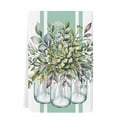 thumbnail image 2 of Sage Green Eucalyptus Leaves Kitchen Towels Set of 1, Pastoral Summer Botanical Elegant Absorbent Dish Towels for Kitchen, Microfiber Hand Towel, Quick Drying Tea Towel for Cleaning Dishcloths, 2 of 7