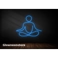 thumbnail image 2 of Glowneon Meditation Neon Sign, Meditation Led Light, Yoga Sign Decor, Meditation Decor, 2 of 4