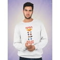 thumbnail image 2 of NASA Nasa Solar System W Names Sweatshirt Men -NASA Designs, Male Medium, 2 of 4