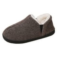 thumbnail image 1 of Chaussons pour Femmes Chaussettes de Mode pour Femmes avec Antidérapants Sabots Antidérapants Chaussons pour Femmes Isolation Hiver Suède Plats Chaussons pour Femmes Chaussures à Bout Fermé, 1 of 9