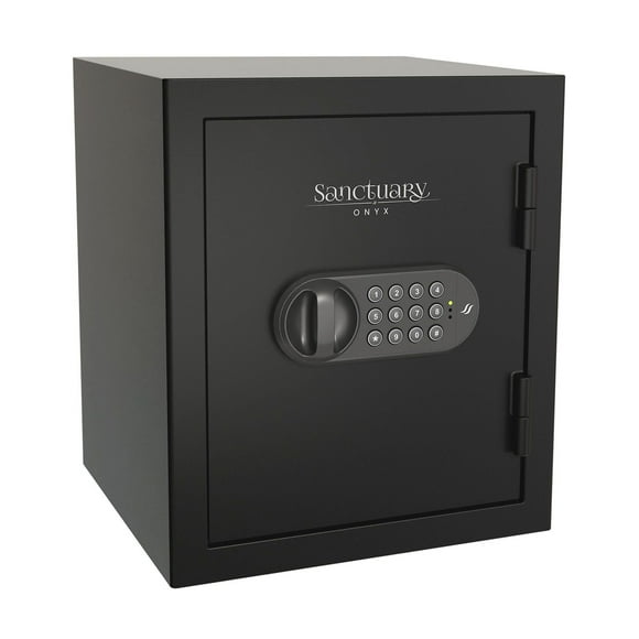 ONYX Series 15.75” Tall Home Safe, Steel Office Safe with Electronic Lock, Top Security Safe<br> With Electronic Lock & Fire Protection (1.01 Cu. Ft.) - SA-ONYX2