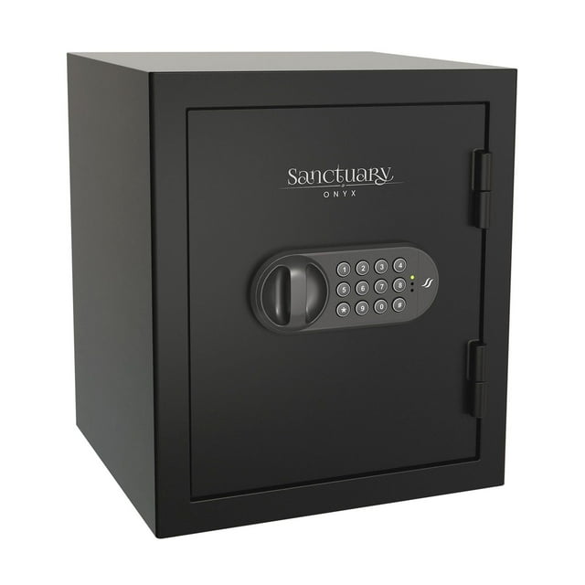 ONYX Series 15.75” Tall Home Safe, Steel Office Safe with Electronic Lock, Top Security Safe<br> With Electronic Lock & Fire Protection (1.01 Cu. Ft.) - SA-ONYX2