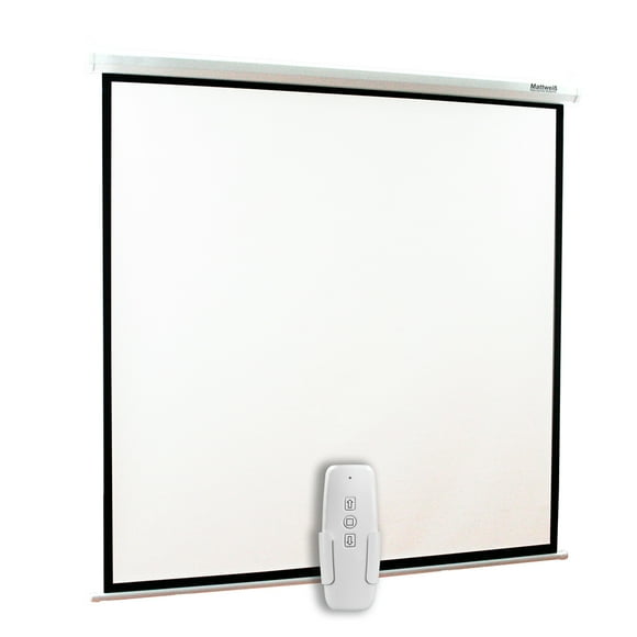 Pantalla de proyección eléctrica Mattweiss ES144144