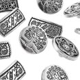 thumbnail image 3 of Monstrate Juego de broches de Metal de 50 piezas, tachuelas para manualidades, sujetador de ropa, conjunto de botones de abrigo de fijación Vintage, Artesanía Monstrate HA061220-00, 3 of 6