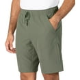 thumbnail image 2 of Gerry Men's 4-Way Stretch Elastic Waistband Lightweight Trail Short (Green, Medium), 2 of 4