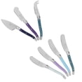thumbnail image 2 of French Home 7-Piece Laguiole Cheese Knives and Spreaders - Plum Rose, 2 of 6