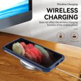 thumbnail image 4 of SaniMore for Samsung Galaxy S21 FE (6.4" 2021) Case, [Sliding Camera Window] Wireless Charging Shockproof Drop Resistant Hybird PC TPU Anti-slip Heavy Duty Protective Shell, Navy Blue, 4 of 7