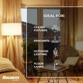 thumbnail image 5 of Bulbrite LED Filament Pack of (4) 9 Watt Dimmable A19 Light Bulb with Frost Glass Finish and Medium (E26) Base - 2700K (Warm White Light), 800 Lumens, 5 of 7
