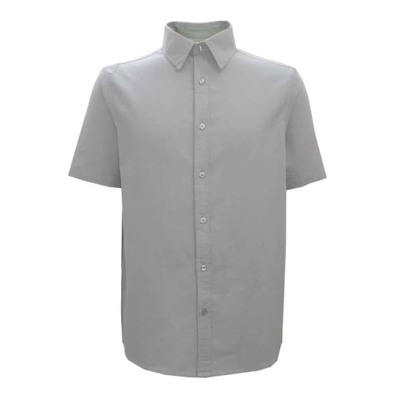 Camisa George Para Hombre Manga Corta Tipo Lino Talla CH Crudo