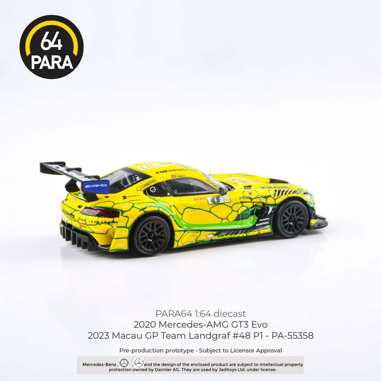 ミニカー Mercedes-AMG GT3 MSI LIMITED EDITION Open Box: MSI Gaming Laptop Gift - 1:18 Mercedes AMG GT3