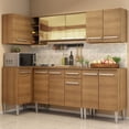 thumbnail image 2 of Cocina Integral Completa Esquinera 293cm Emilly Play Madesa 04 - Marrón Madesa GCEM293004, 2 of 10